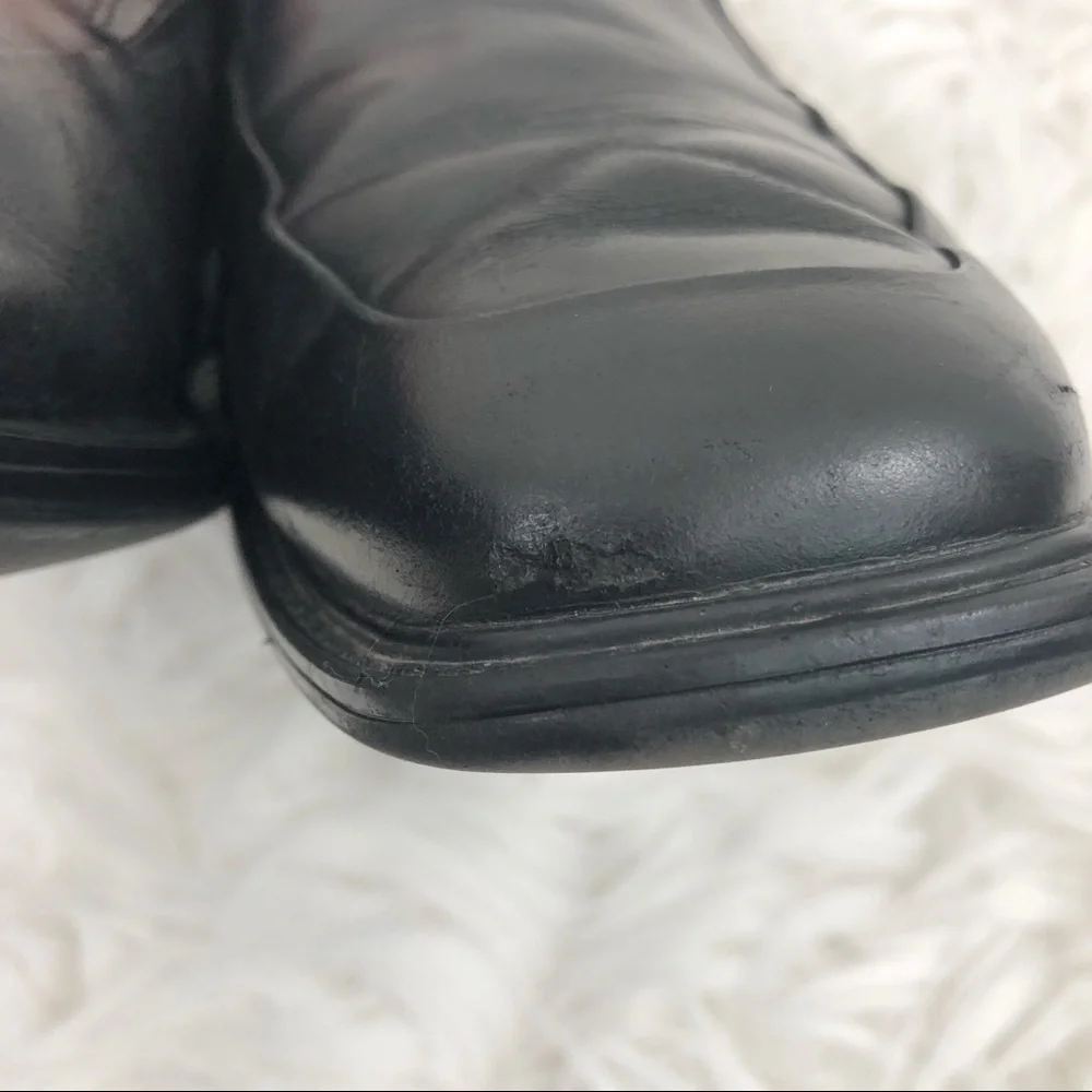 Rockport Mens Hancock Black Leather Loafer Shoes - Picture 8 of 8
